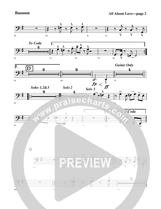 All About Love Bassoon (Rick Muchow)