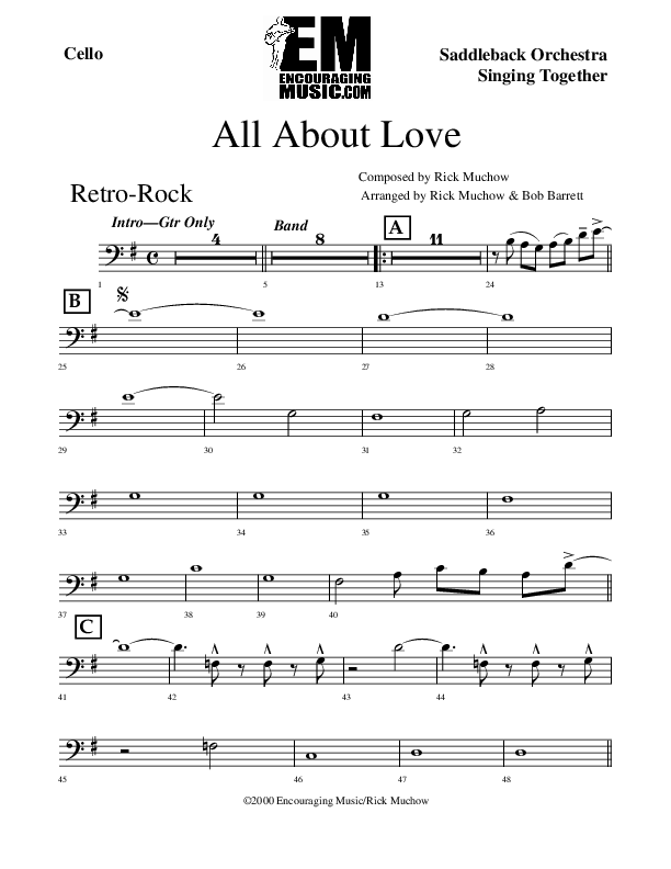 All About Love Cello (Rick Muchow)