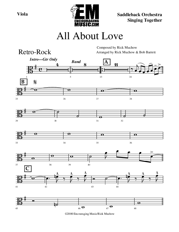 All About Love Viola (Rick Muchow)