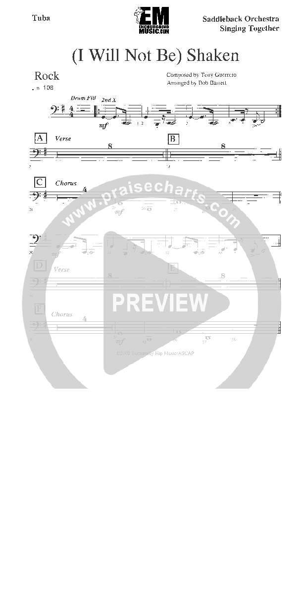 I Will Not Be Shaken Tuba (Jadon Lavik)