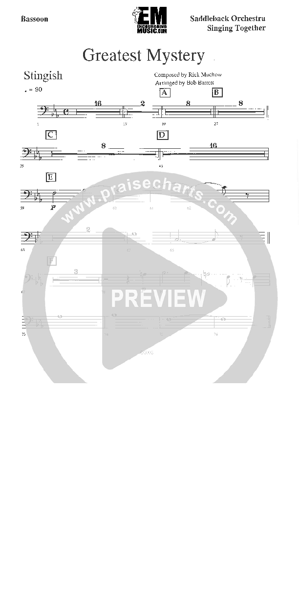 The Greatest Mystery Bassoon (Rick Muchow)