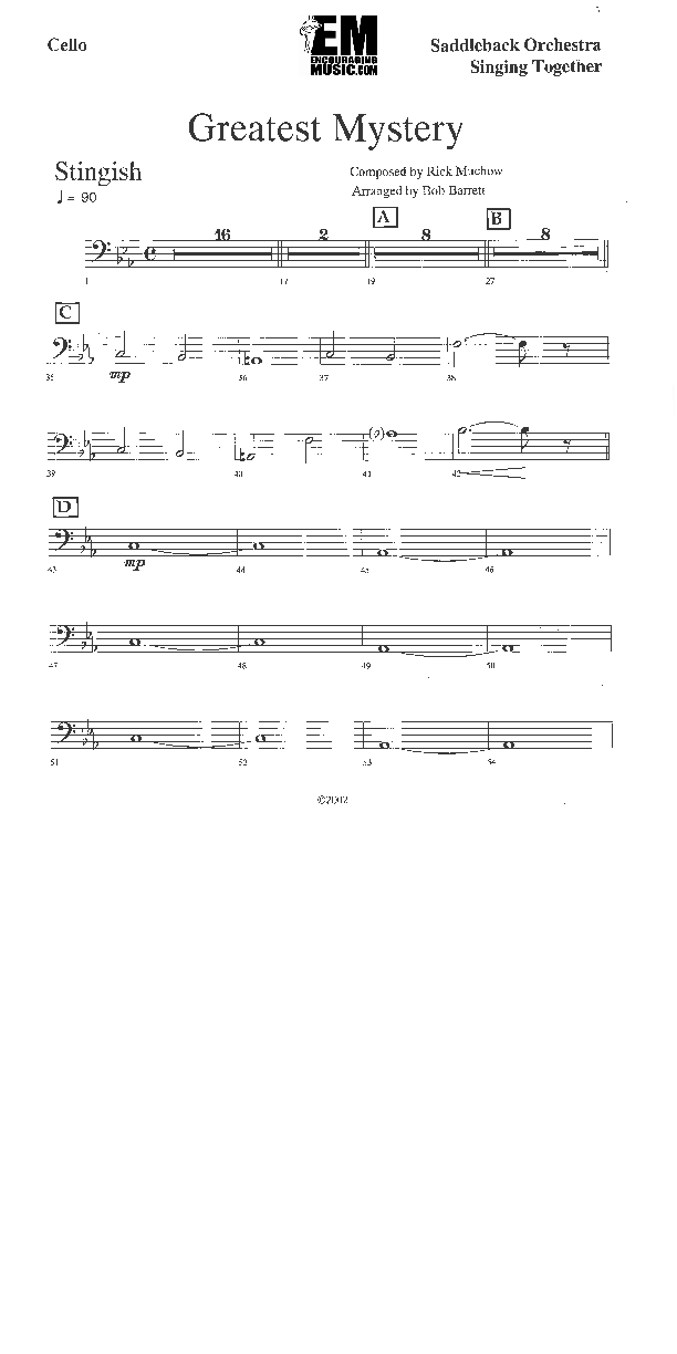 The Greatest Mystery Cello (Rick Muchow)