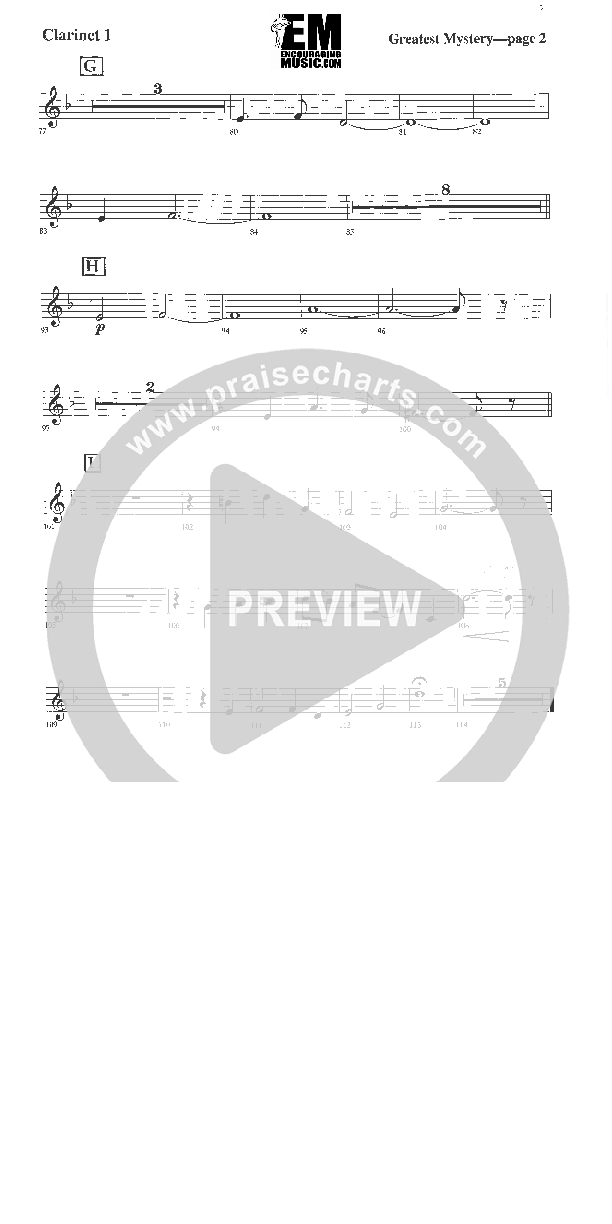 The Greatest Mystery Clarinet 1/2 (Rick Muchow)