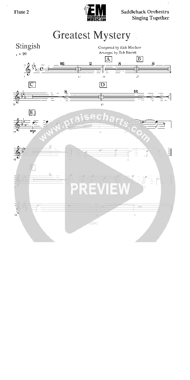 The Greatest Mystery Flute 1/2/3 (Rick Muchow)