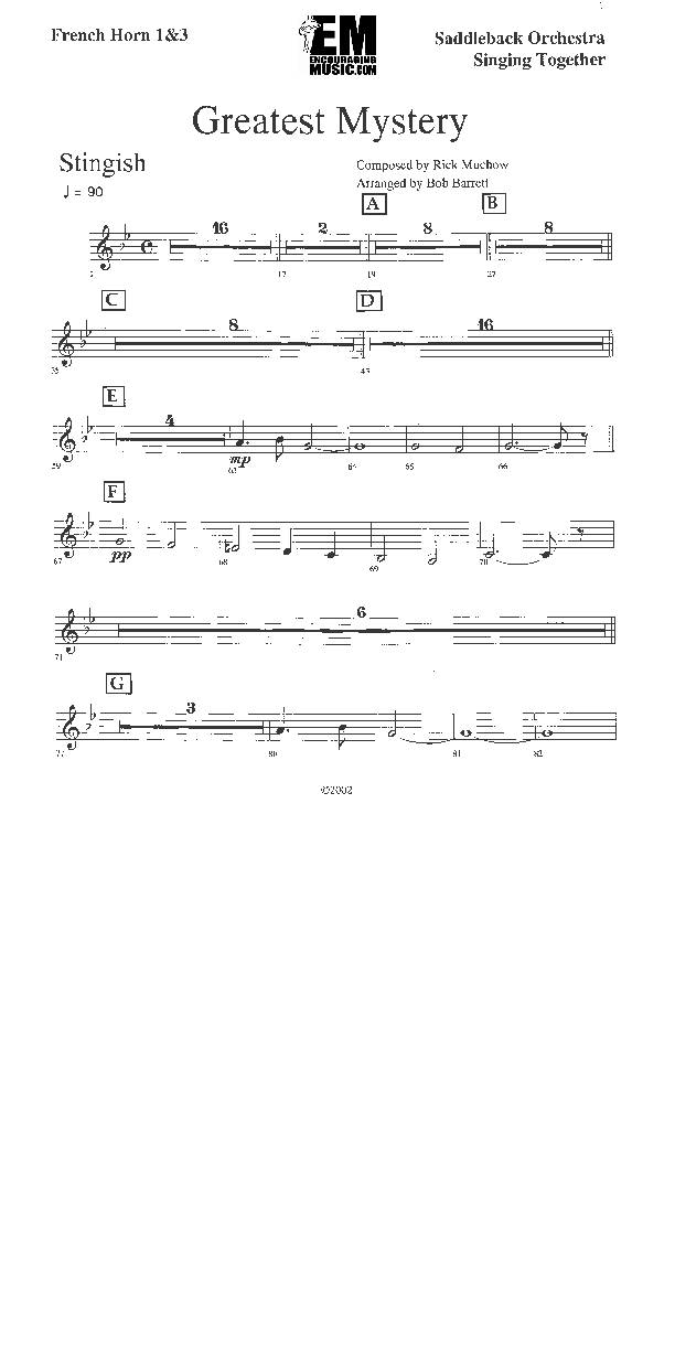 The Greatest Mystery French Horn (Rick Muchow)