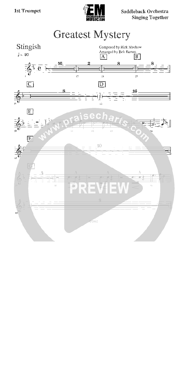 The Greatest Mystery Trumpet 1 (Rick Muchow)