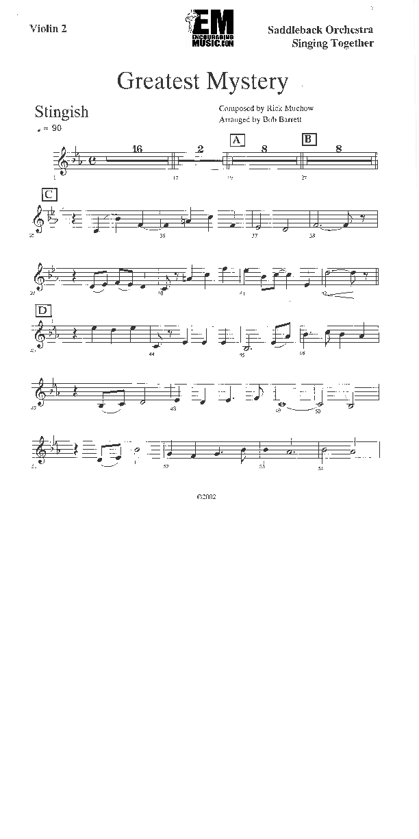 The Greatest Mystery Violin 2 (Rick Muchow)