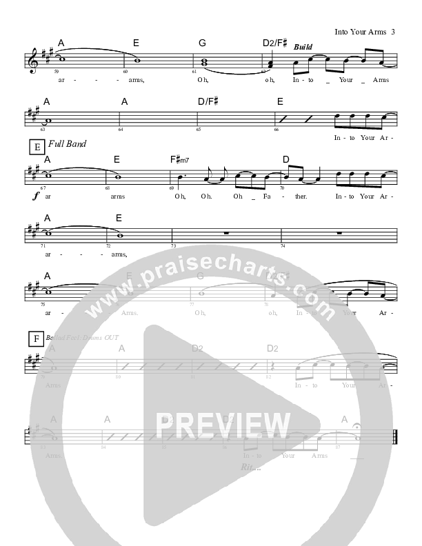 Into Your Arms Orchestration (Rick Muchow)