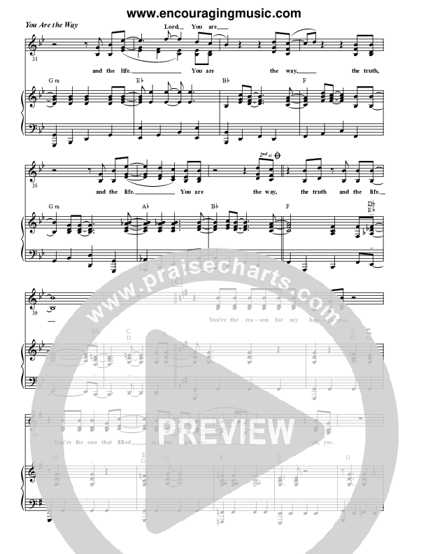 You Are The way Lead & Piano (Rick Muchow)