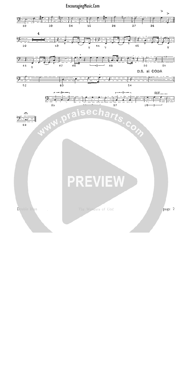 The Wonders of God Double Bass (Rick Muchow)