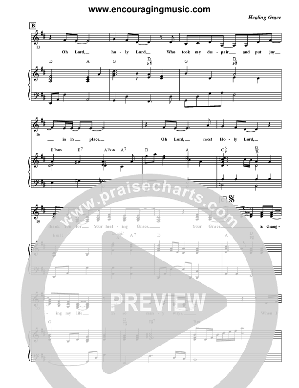 Healing Grace Lead & Piano (Rick Muchow)