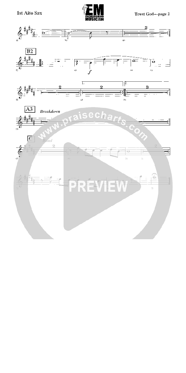 Trust God Alto Sax 1/2 (Rick Muchow)