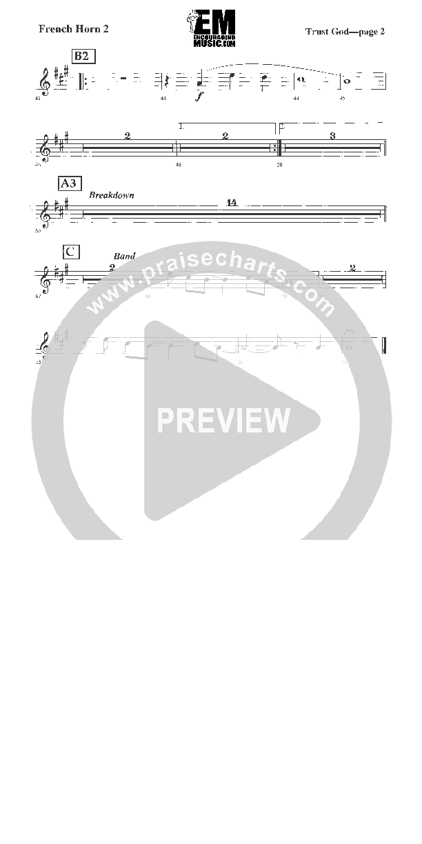 Trust God French Horn 2 (Rick Muchow)