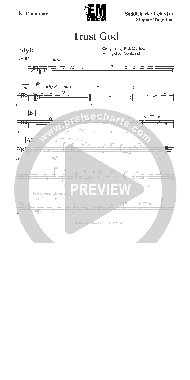 Trust God Trombone 1 (Rick Muchow)