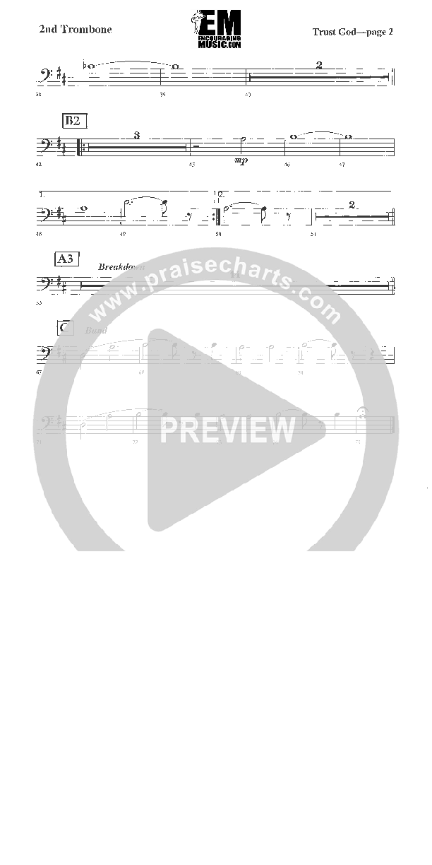 Trust God Trombone 2 (Rick Muchow)