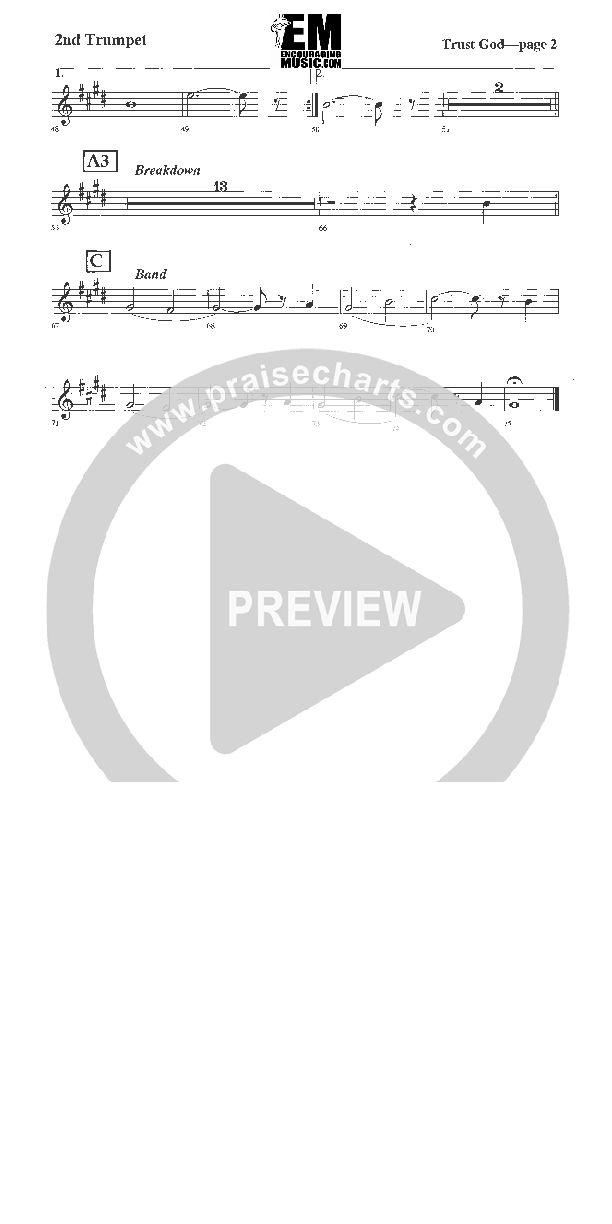 Trust God Trumpet 2 (Rick Muchow)