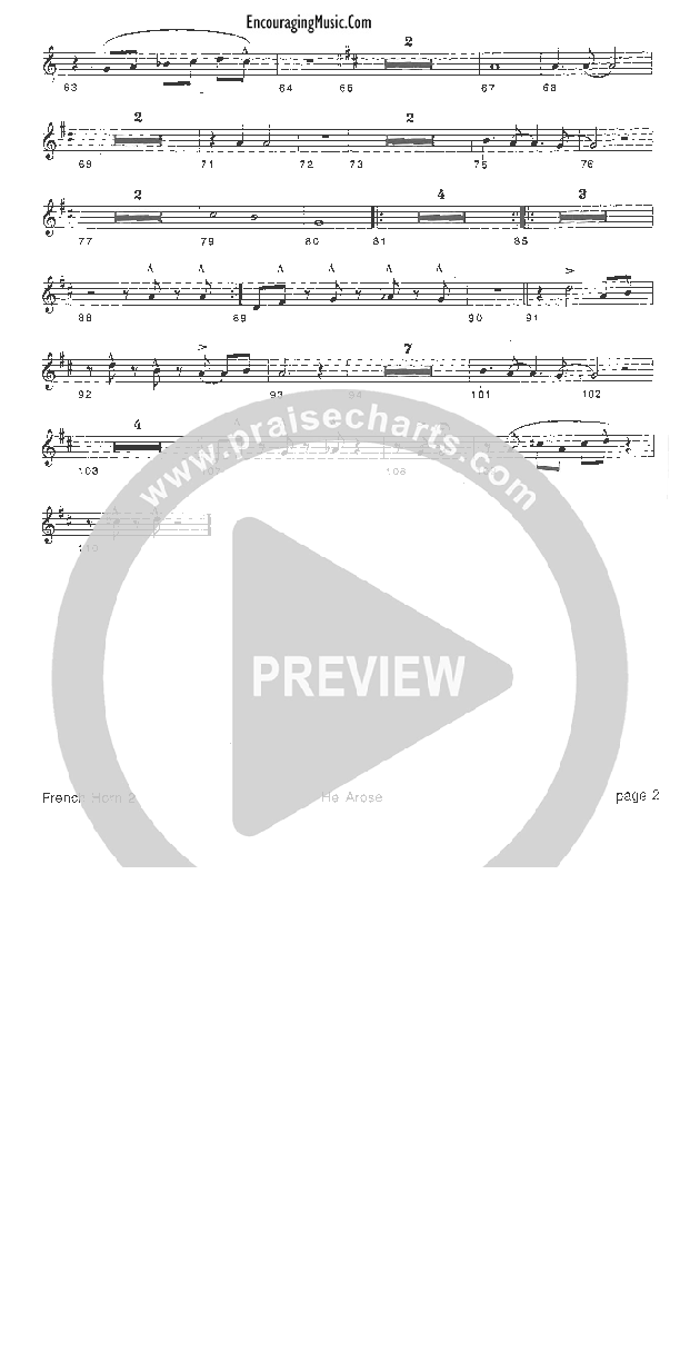 He Arose French Horn 2 (Rick Muchow)