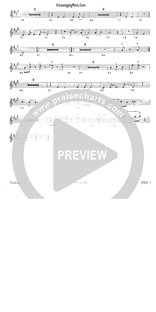 He Arose Trumpet 3 (Rick Muchow)