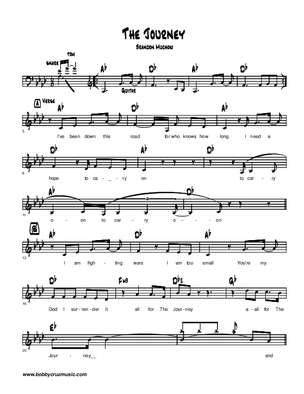 The Journey Lead Sheet (Brandon Muchow)