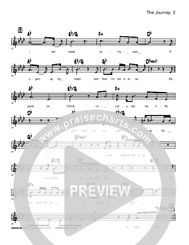 The Journey Lead Sheet (Brandon Muchow)