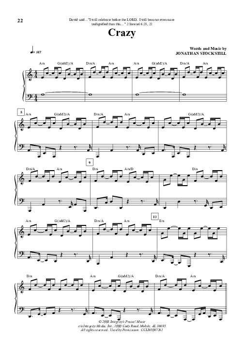 Crazy Piano/Vocal (Jonathan Stockstill)
