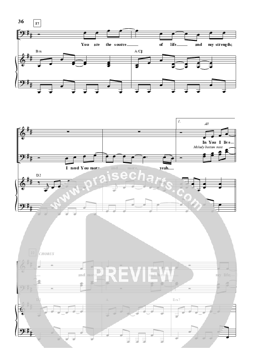 I Need You Lead & Piano (Jonathan Stockstill / Andrae Harrison)