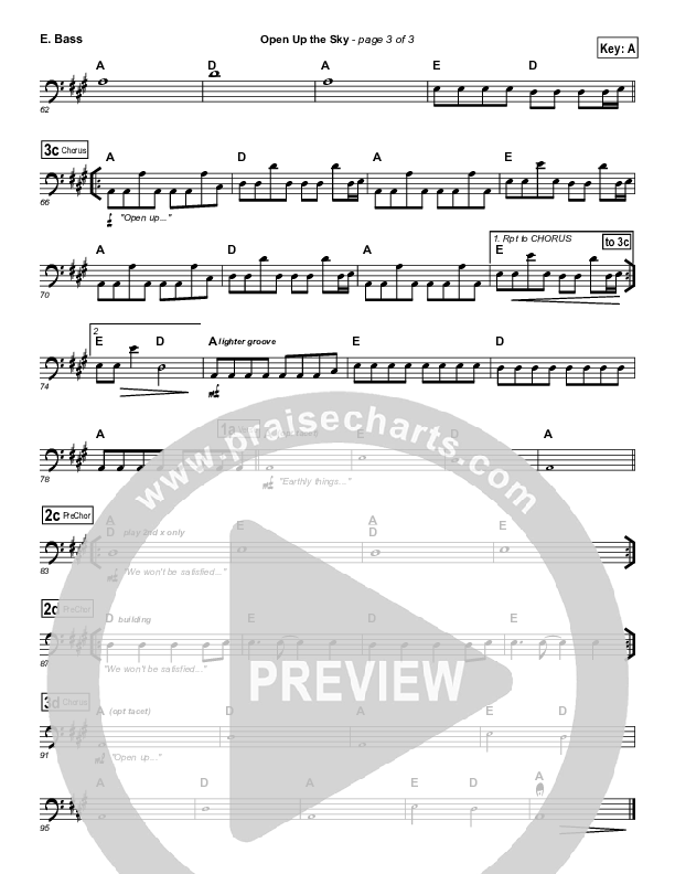 Open Up The Sky Bass Guitar (Jonathan Stockstill)