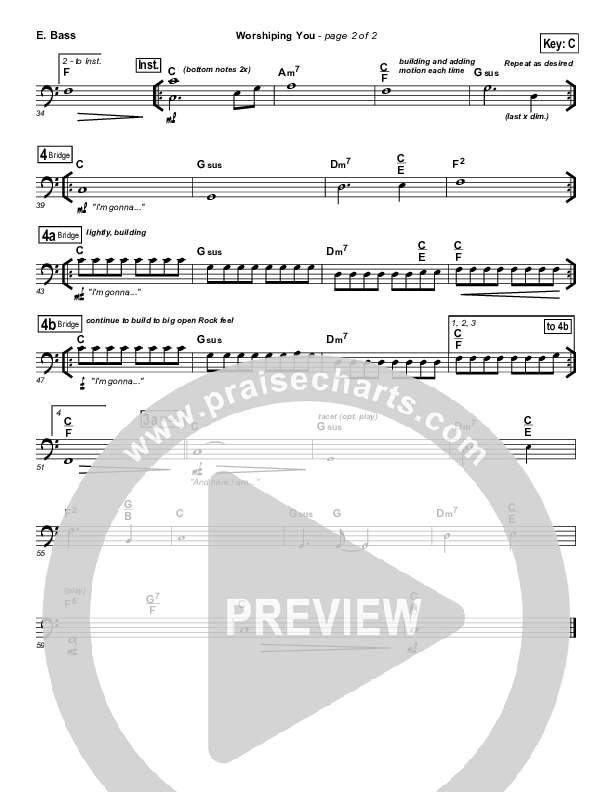 Worshiping You Bass Guitar (Jonathan Stockstill)