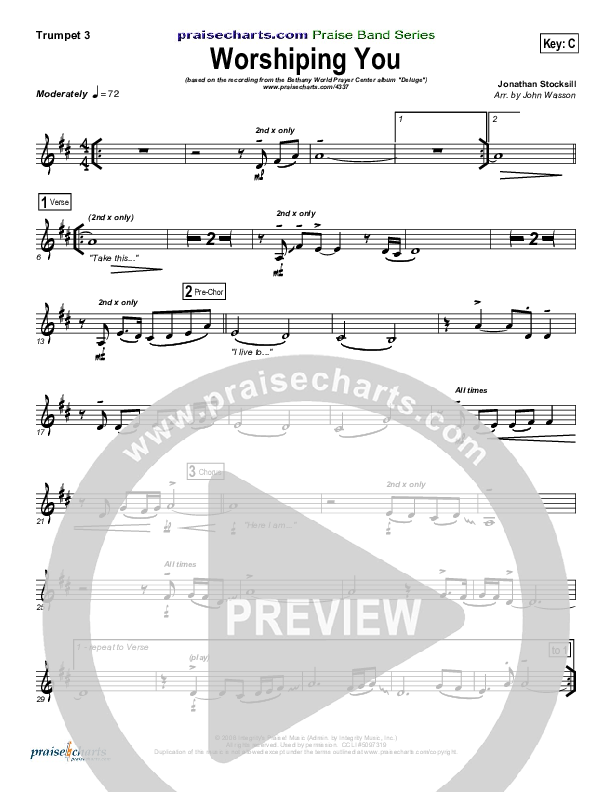Worshiping You Trumpet 3 (Jonathan Stockstill)
