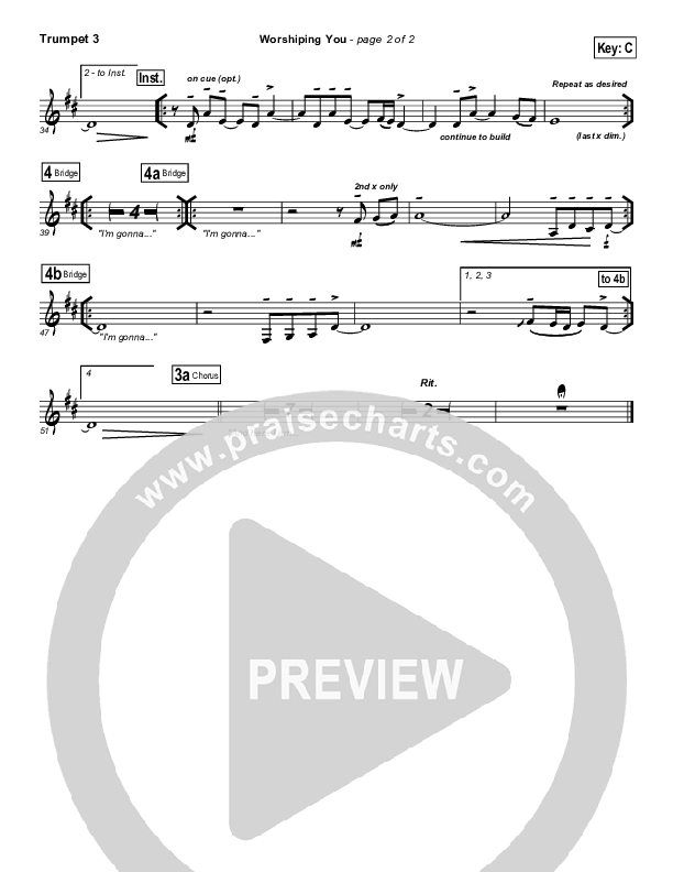 Worshiping You Trumpet 3 (Jonathan Stockstill)