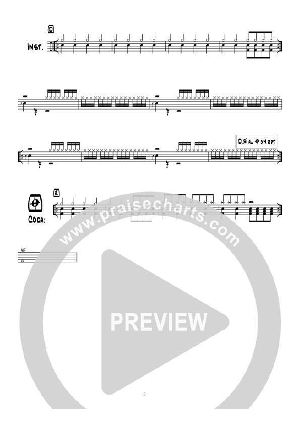 Run (Instrumental) Rhythm Chart (Hillsong Worship)