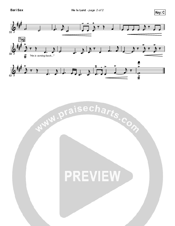 He is Lord Bari Sax (Hillsong Worship)