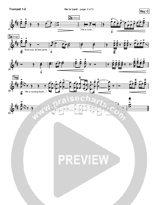 He is Lord Trumpet 1,2 (Hillsong Worship)