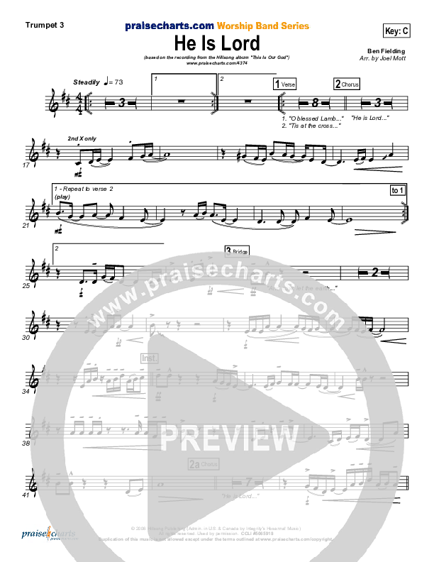 He is Lord Trumpet 3 (Hillsong Worship)