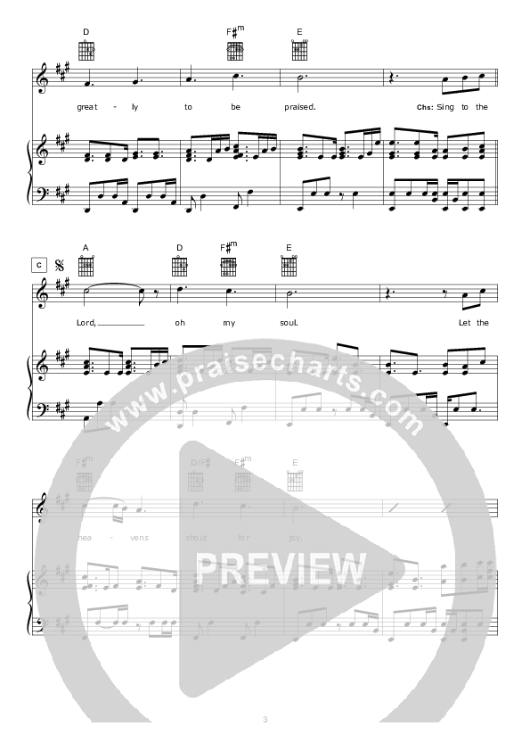 Sing To The Lord (Instrumental) Lead & Piano (Hillsong Worship)