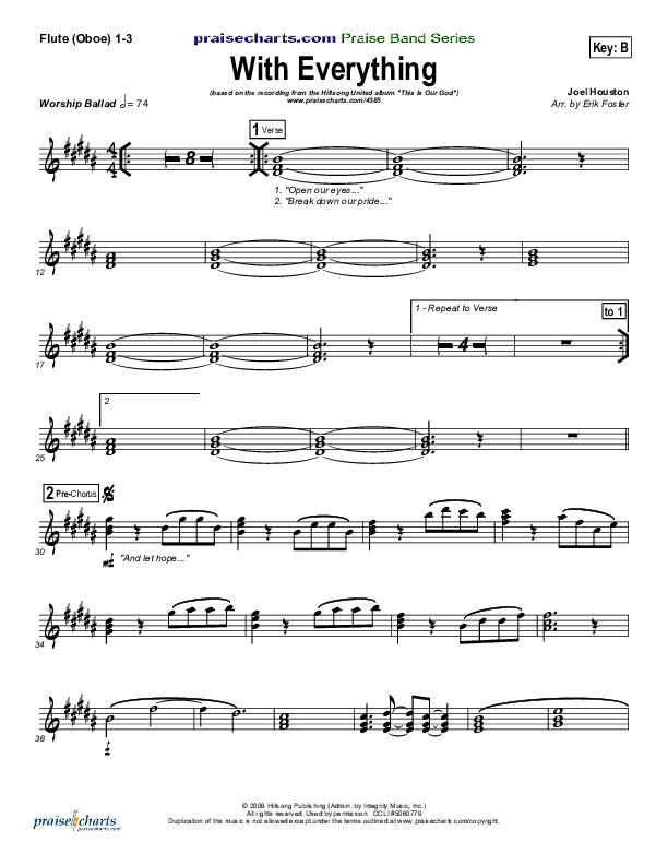 With Everything Wind Pack (Hillsong Worship)