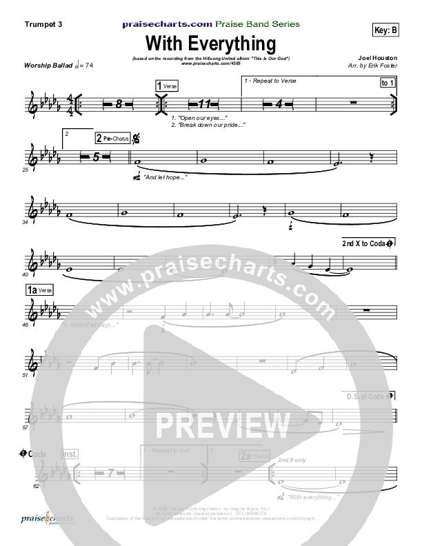 With Everything Trumpet 3 (Hillsong Worship)