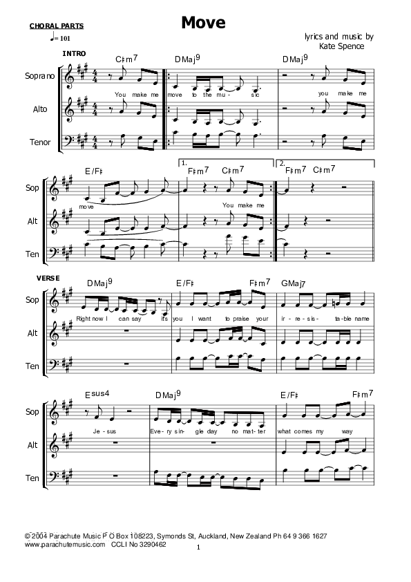 Move Lead Sheet (Kate Wray)