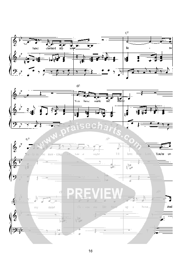 Got the Need Lead Sheet (Parachute Band)