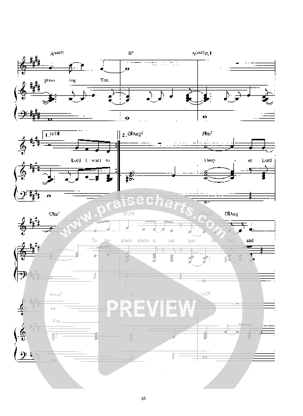 Deeper Piano/Vocal (Parachute Band)