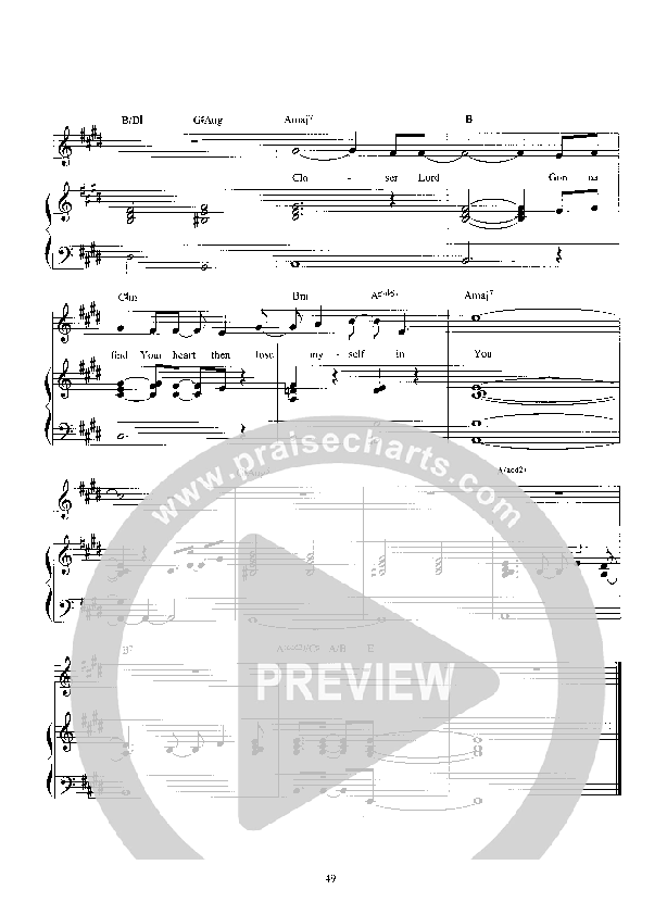 Deeper Piano/Vocal (Parachute Band)