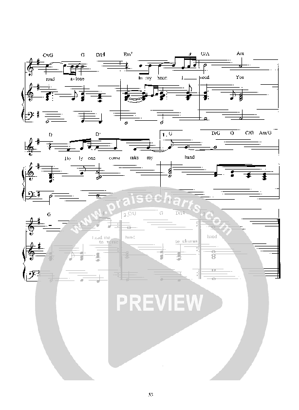 Without You Lead Sheet (Parachute Band)