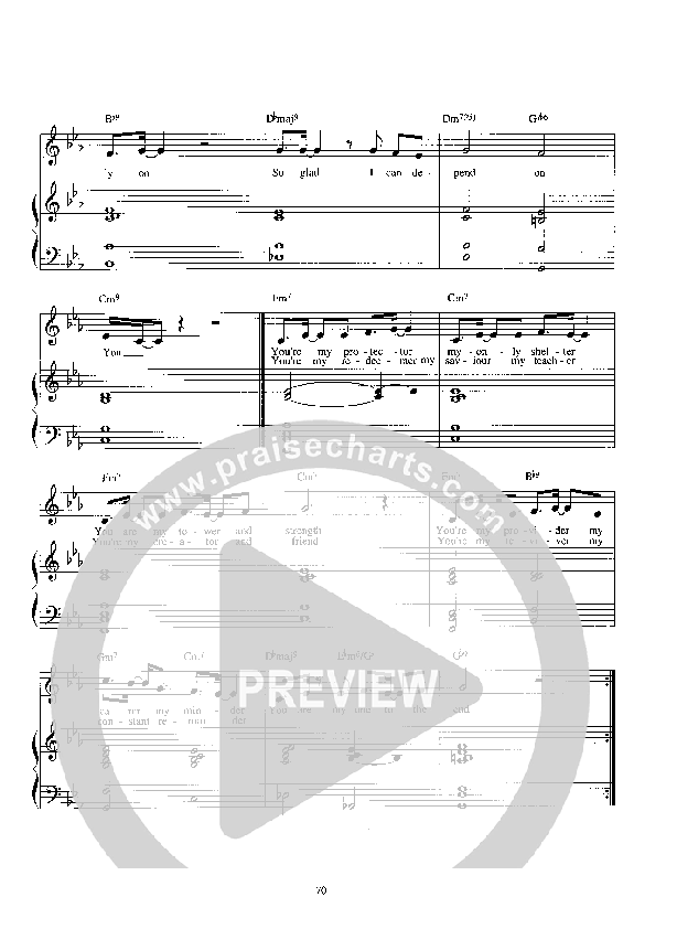 So Glad Lead Sheet (Parachute Band)