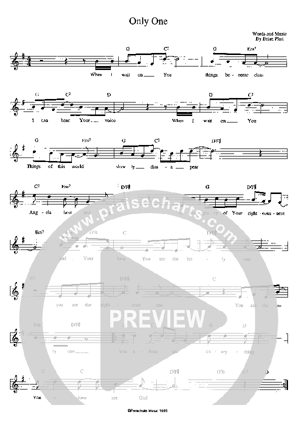 Only One Lead Sheet (Solace)