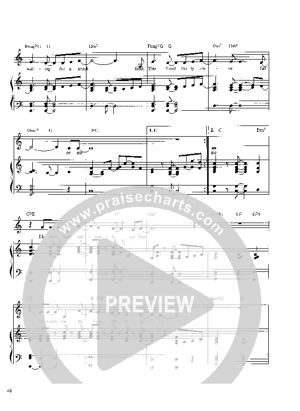 Touch Me Lord Lead Sheet (Parachute Band)