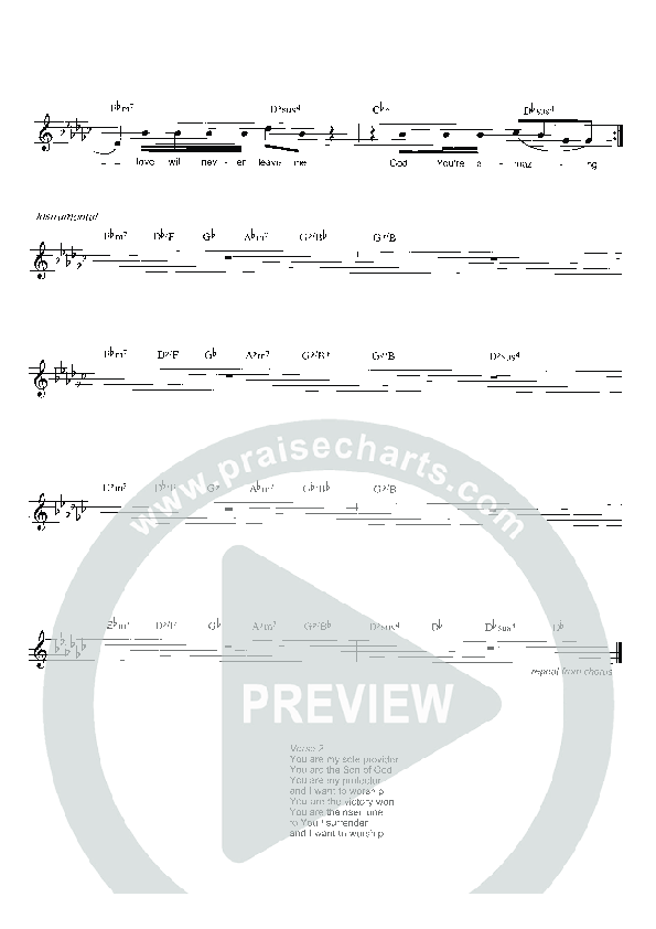 Amazing Lead Sheet (Parachute Band)
