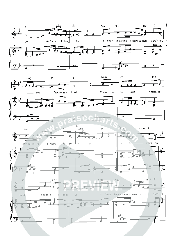 You're My Lord Lead Sheet (Parachute Band)