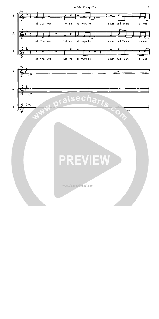 Let Me Always Be Lead Sheet (SAT) (Heath Jarvis)