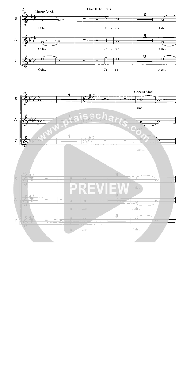 Give It To Jesus Lead Sheet (SAT) (Heath Jarvis)
