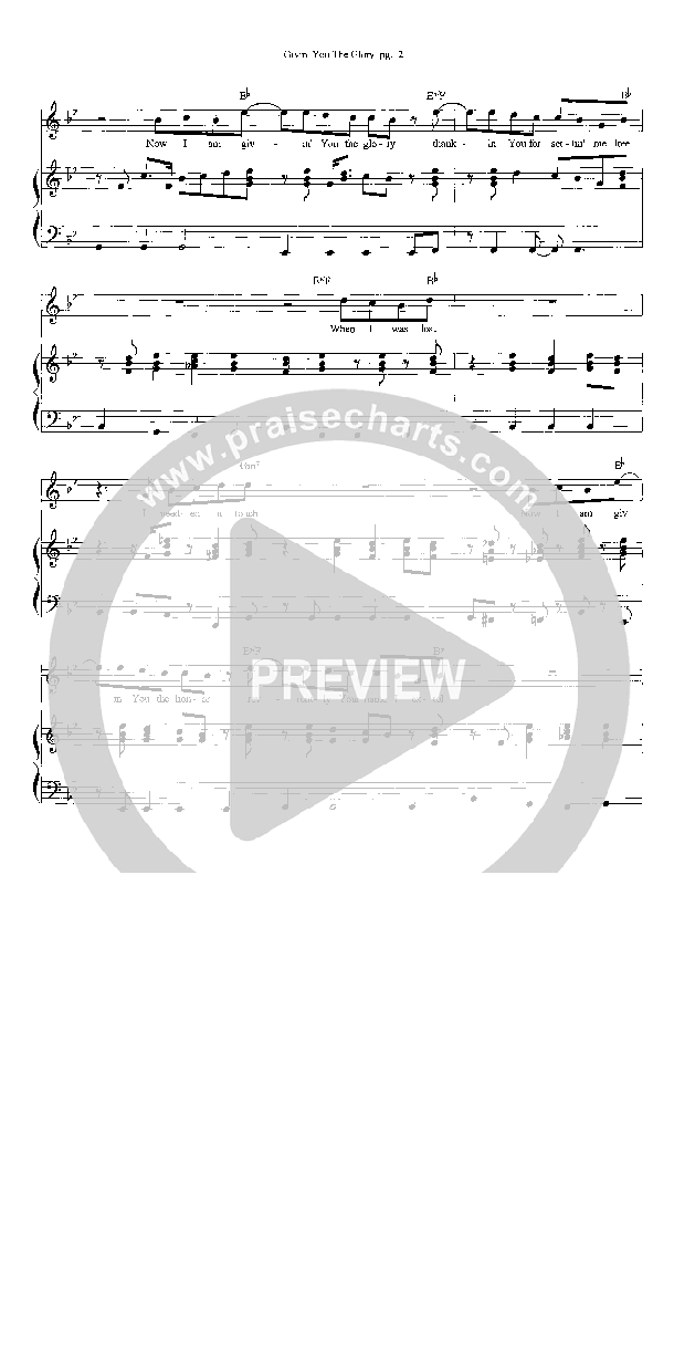 Givin' You The Glory Lead & Piano (Heath Jarvis)